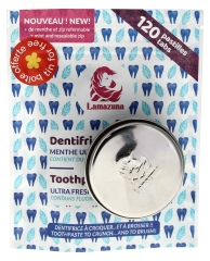 Lamazuna Organic Toothpaste to Crunch Ultra-Fresh Mint 120 Tabs + 1 Free Box