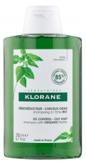 Klorane Bio Kopřivov&yacute; &Scaron;ampon - Regul&aacute;tor mazu Mastn&eacute; vlasy 200 ml