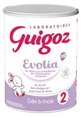 Guigoz Evolia a2 Milk 2nd Age Od 6 Miesiąca 800 g