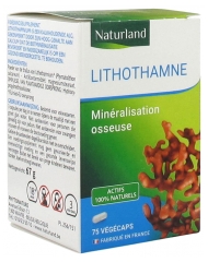 Naturland Lithothamne 75 C&aacute;psulas Vegetais