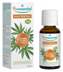 Puressentiel Huile Végétale Chanvre (Cannabis sativa) Bio 30 ml