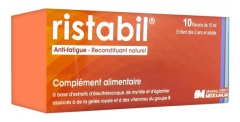 Laboratoire Leurquin Mediolanum Ristabil Anti-Fatigue Reconstituant Naturel 10 Flacons
