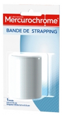 Mercurochrome Bande de Strapping 2,5 m x 6 cm