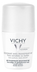 Vichy Antiperspirant Deodorant 48H K&auml;nslig eller Vaxad Hud Roll-On 50 ml
