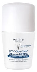 Vichy Déodorant 24H Toucher Sec Peau Sensible Roll-On 50 ml