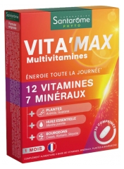 Santarome Vita'Max Multivitamines Sénior 30 Comprimés