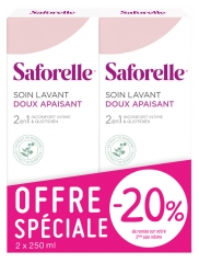 Saforelle Cuidado Limpiador Suave Lote de 2 x 250 ml