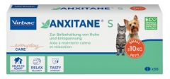 Virbac Anxitane S Dogs Under 10Kg and Cats 30 Tablets