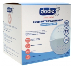 Coussinets d'allaitement ultrafins Jour – 50 pcs de Dodie
