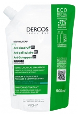 Vichy Dercos Nachfüllpack Anti-Schuppen DS Shampoo Normales bis Fettiges Haar 500 ml
