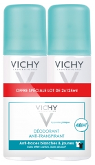 Vichy Anti-Perspirant Deodorant 48H No Marks 2 x 125ml