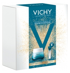 Vichy Minéral 89 Feuchtigkeits-Boost-Creme 72 Stunden 50 ml + Täglich stärkender und aufpolsternder Booster 10 ml geschenkt