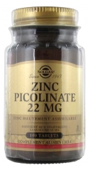 Solgar Picolinato de Zinc 100 Comprimidos