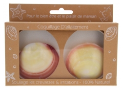 Coquillages d’Allaitement Nacre 100% Naturels Made in France (S) -  Protège-Mamelons - Evite Soulage les Crevasses et Douleurs Liées à  l'Allaitement 