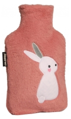 Calindoo Wasserwärmflasche mit Bezug Kaninchen 1,5 L