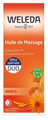 Weleda Huile de Massage à l'Arnica Lot de 2 x 100 ml