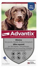 Advantix Grand Chien 25 à 40 kg 4 Pipettes