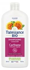 Natessance &Scaron;ampon Barva Bio &Scaron;afr&aacute;n &amp; Bio Rostlinn&yacute; Keratin 500 ml