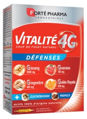 Forté Pharma Vitality 4G Defenses 20 Fiale Energizzanti