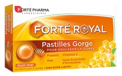Forté Pharma Pastilles Royales Honey Flavour 24 Pastylki do Ssania