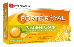 Forté Pharma Pastilles Gorge Goût Citron 24 Pastilles à Sucer