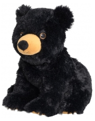 Soframar Cozy Plush Hot Water Bottle Black Bear