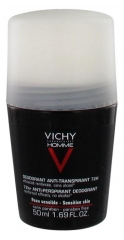 Vichy Homme Deodorantti Antiperspirantti 72H &Auml;&auml;rimm&auml;inen Kontrolli Roll-On 50 ml