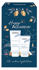 Noreva Aquareva 24H Feuchtigkeitscreme Leichte Textur 40 ml + 24H Reparierende Handcreme 50 ml