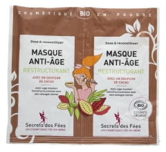 Secrets des Fées Masque Anti-Âge Restructurant Bio 2 x 4,5 g