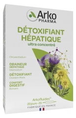 Arkopharma Hepatic Detoxifier 20 Ampoules