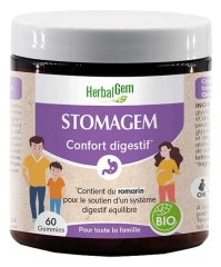 HerbalGem Stomagem &Oslash;kologisk 60 Gummier