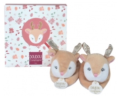 Doudou et Compagnie Eléa le Renne Chaussons 0-6 Mois