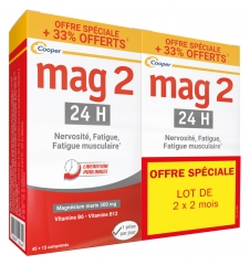 Mag 2 24H Reinforced Formula 2 x 60 Tabletten
