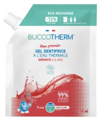 Buccotherm Mon Premier Gel Dentifrice à l'Eau Thermale Fraise Bio Éco-Recharge 200 ml