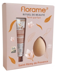 Florame 5in1 BB Cream Medium SPF20 Organic 40ml + Free Complexion Blender