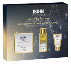 Isdin Isdinceutics Coffret Prevent Hyaluronic Moisture Peaux Sensibles 50 g + Routine Hydratante Peaux Sensibles Offerte