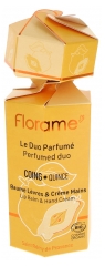 Florame Quince Organic Hand Cream 30 ml + Organic Lip Balm 12 g