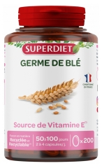 Superdiet Wheat Germ Oil 200 Capsules