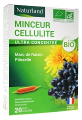 Naturland Minceur Cellulite Bio 20 Ampoules Buvables de 10 ml