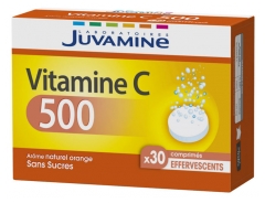 Juvamine Vitamin C 500 30 Effervescent Tablets