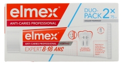 Elmex Toothpaste Anti-Decays Professional Expert 8-18 Years Old 2 x 75ml
