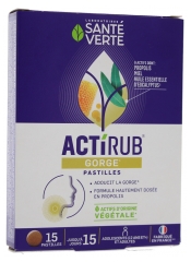 Sa&uacute;de Verde Actirub Garganta Pastilhas 15 Pastilhas