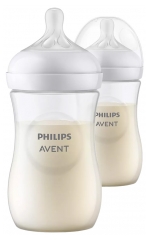 Avent Natural Response 2 Baby Bottles 260ml 1 Month and +