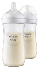 Avent Natural Response 2 Baby Bottles 330ml 3 Months and +