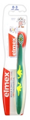 Elmex Brosse à Dents Souple Débutant 0-3 Ans + Mini-Dentifrice Anti-Caries 0-6 Ans 12 ml