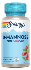 Solaray D-Mannose Plus CranActin 60 Capsules Végétales