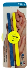 Vitry 12 Nagelfilar p&aring; Tr&auml; 17 cm, varav 6 Gratis