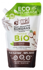 MKL Green Nature Gel Doccia Supergrasso al Cocco Biologico Eco-Refill 900 ml