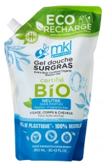 MKL Green Nature Surgras Neutral Shower Gel Fragrance Free Organic Eco Refill 900ml