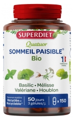 Superdiet Quatuor Citronmeliss Fridfull S&ouml;mn Bio 150 Kapslar